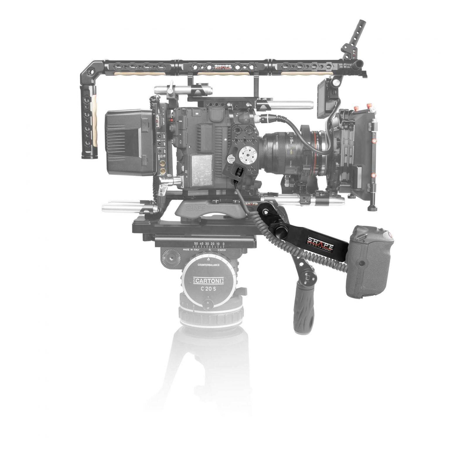 SHAPE Canon C500 MKII/C300 MKIII Remote Extension Handle with Cable product view 6