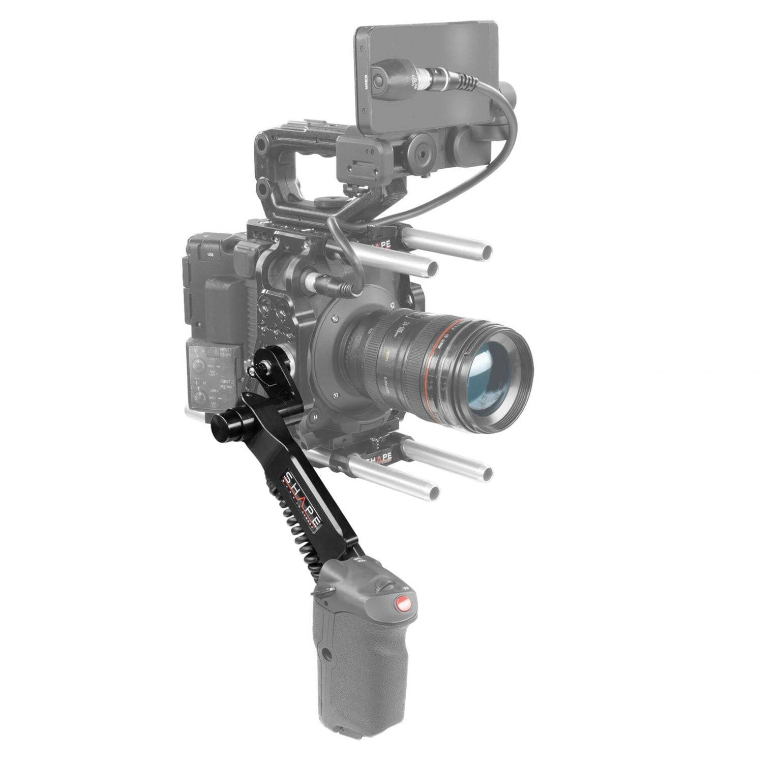 SHAPE Canon C500 MKII/C300 MKIII Remote Extension Handle with Cable product view 2