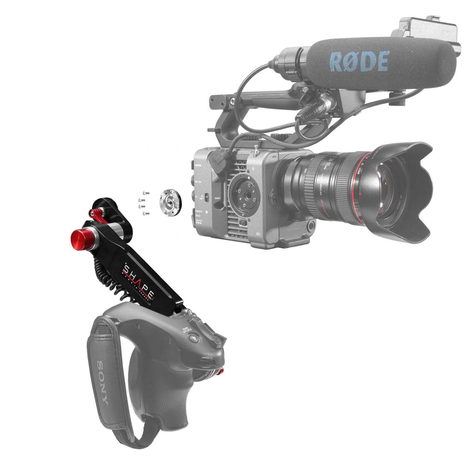 SHAPE Sony FX6 Remote Extension Handle with Cable product view 3