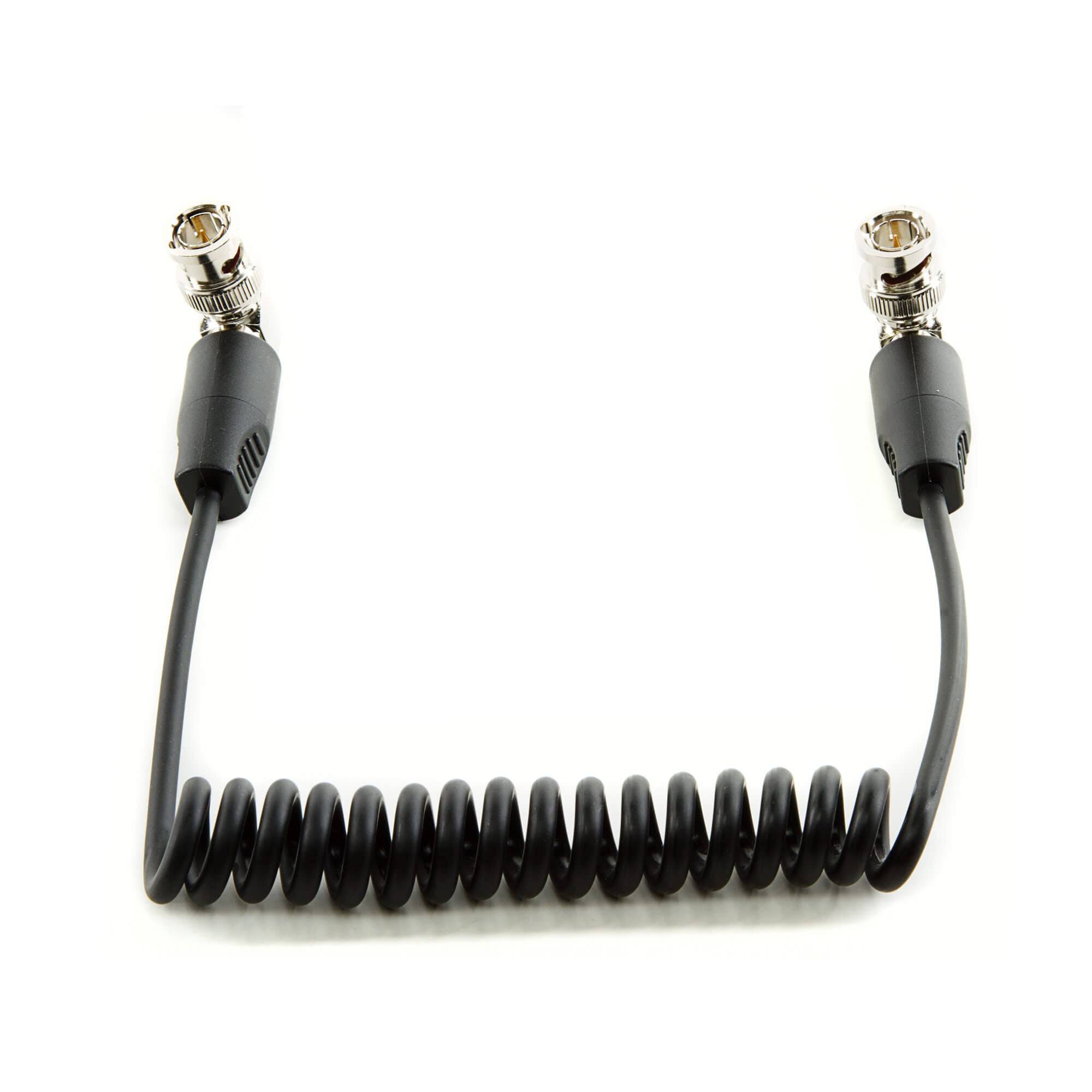 SHAPE SDI Coiled Cable 90-Degree BNC Connectors product view 2
