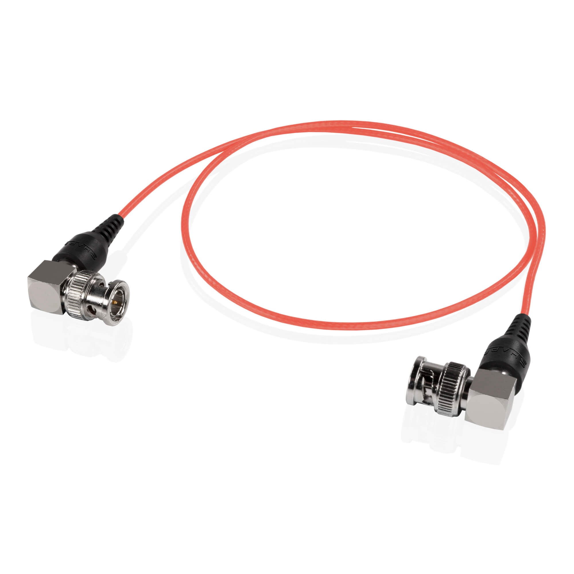 SHAPE Skinny 90-Degree BNC Cable 24 inches Red