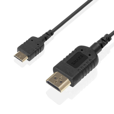 SHAPE Skinny HDMI to Mini HDMI 8K Ultra High-Speed Cable 18 inches product view 3