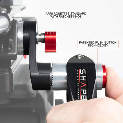 SHAPE Telescopic Handles ARRI Rosette product view 8