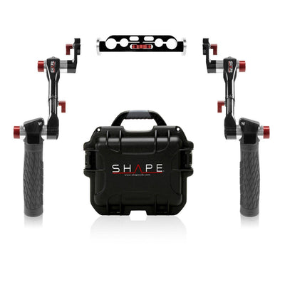 SHAPE Telescopic Handles ARRI Rosette with Rod Bloc and Shock-Resistant Case