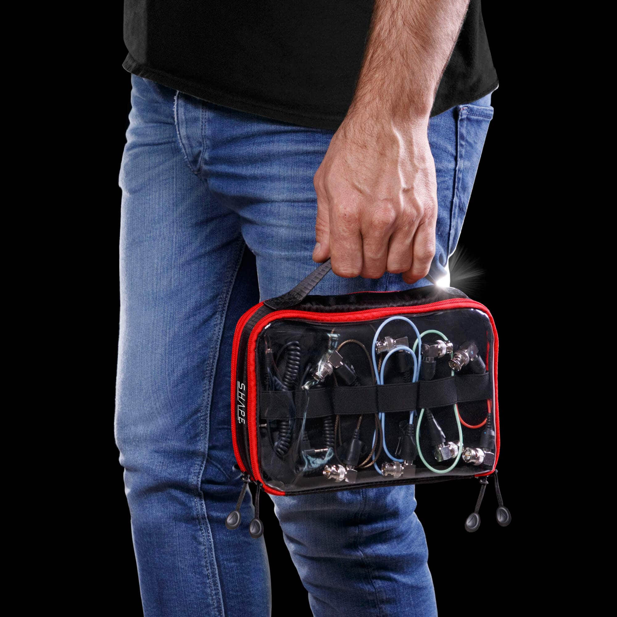 SHAPE Two-Sided Organizer Cable Pouch with BNC Skinny Cables Kit product view 4