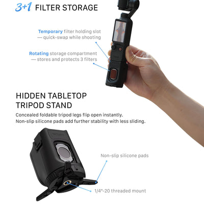 Tilta Expansion Accessories for DJI Osmo Pocket 3/4 Filter Kit product image