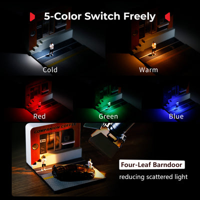 SmallRig SmallRig RM 03 Macro Photo LED Light for Mushrooms / Miniatures: 5 Colors CRI95, Flexible Arm, Diffuser 5480 - Film Gear Canada