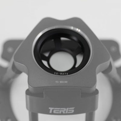 Teris TS-BA75 bowl adapter installed on a 100mm tripod