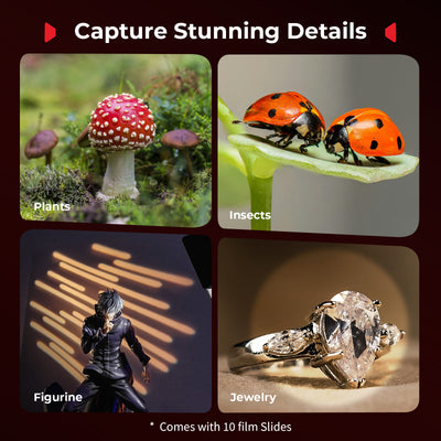SmallRig SmallRig RM 03 Macro Photo LED Light for Mushrooms / Miniatures: 5 Colors CRI95, Flexible Arm, Diffuser 5480 - Film Gear Canada