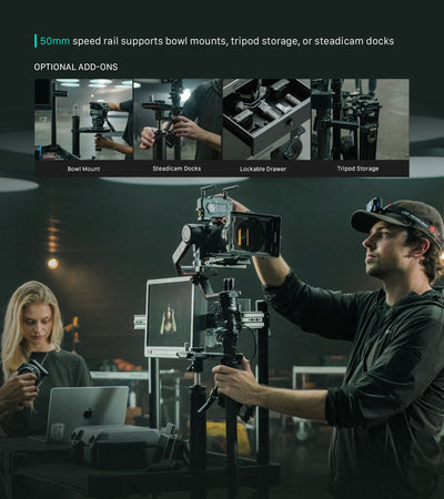 Tilta 36" Boulder Camera Cart Indie Kit feature highlight 3
