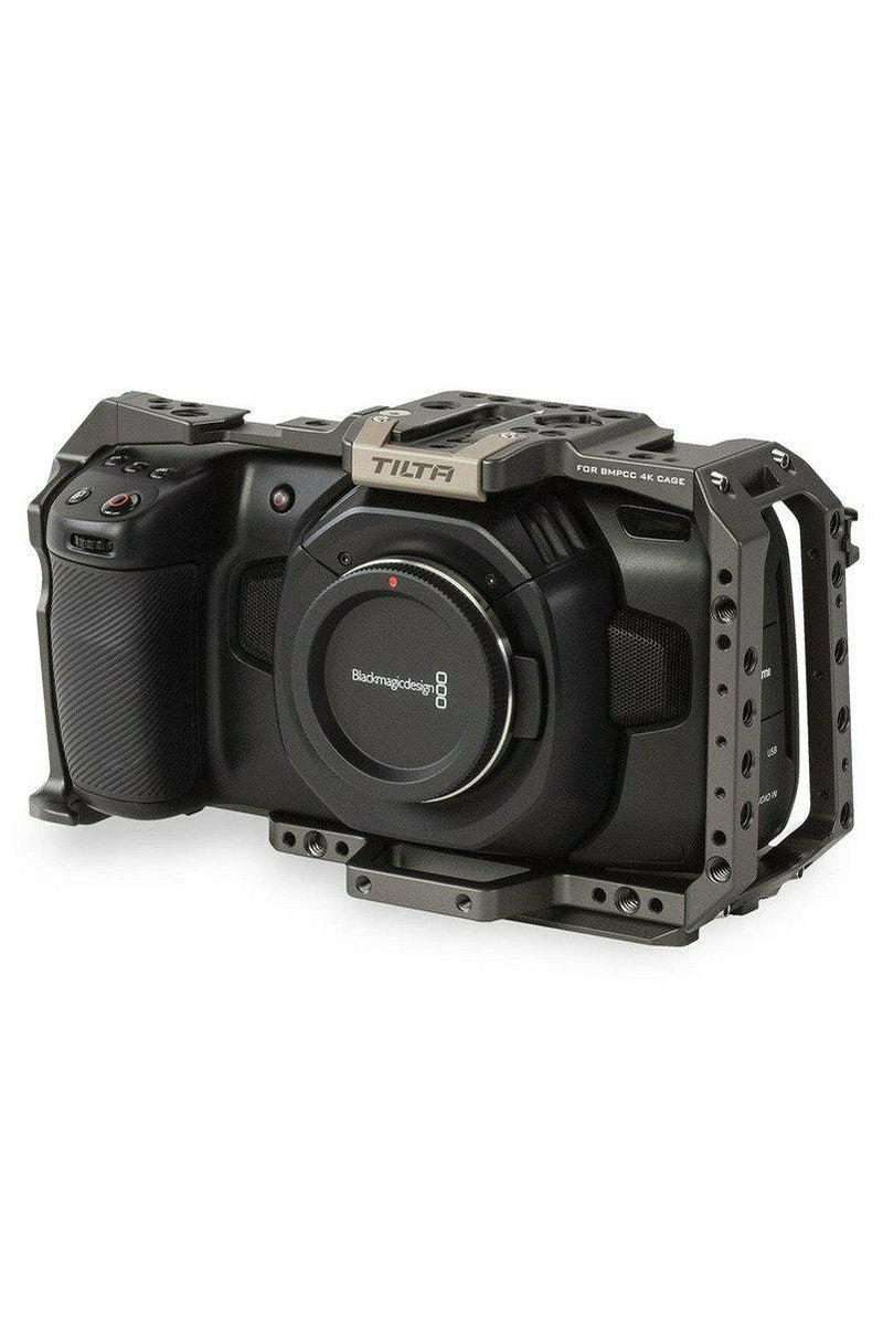 Tilta Full Camera Cage for Blackmagic Design Pocket Cinema Camera 4K/6K (Tilta Gray) - Filmgear Canada
