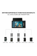 Vaxis Storm Focus 058 Wireless Receiver Monitor with Built-In 5.5" Display & Dual L-Series Plate - Filmgear Canada