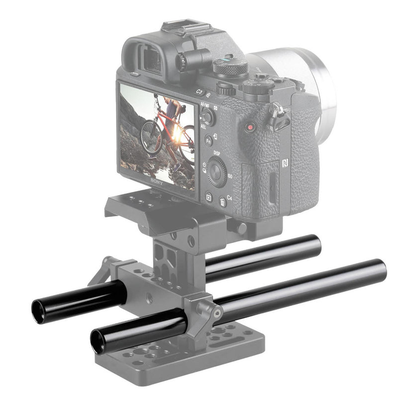 SmallRig 2 pcs 15mm Black Aluminum Alloy Rod (Multiple Sizes) - Filmgear Canada