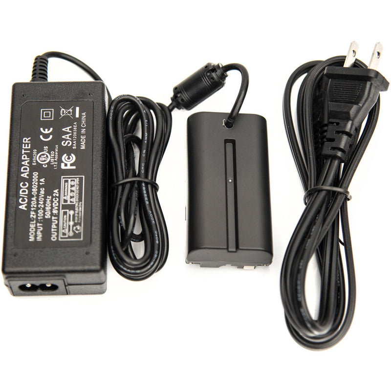 SmallHD AC Adapter with L-Series Dummy Battery for Select Monitors (US Plug) - Filmgear Canada