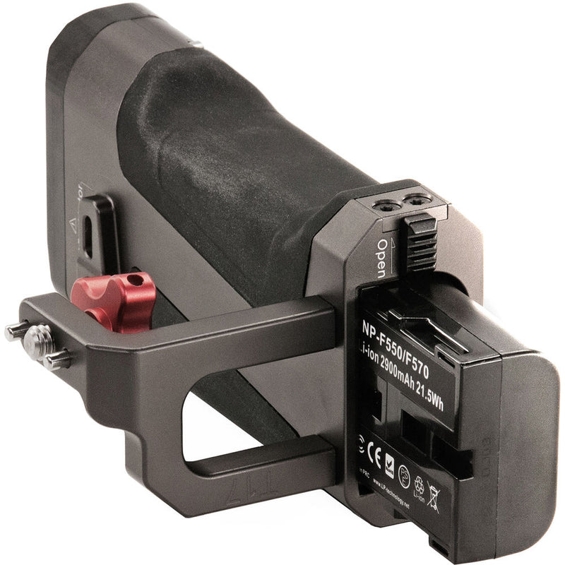 Tiltaing Side Power Handle With Run Stop Type III F570 Battery (Tilta Grey) - Filmgear Canada