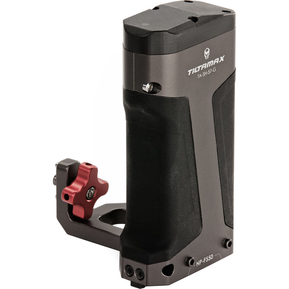 Tiltaing Side Power Handle With Run Stop Type III F570 Battery (Tilta Grey) - Filmgear Canada