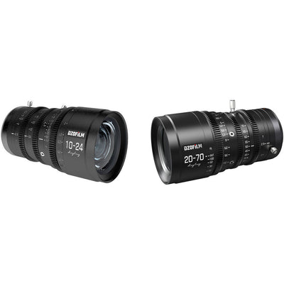 DZOFILM DZOFilm LingLung 10-24mm & 20-70mm T2.9 MFT Parfocal Cine Lens Bundle - Film Gear Canada