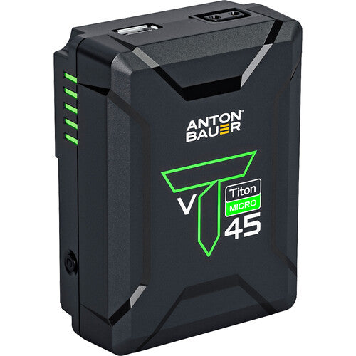 Anton Bauer Titon Micro 45 V-Mount Lithium-Ion Battery - Filmgear Canada
