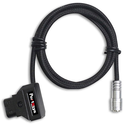 PortKeys D-Tap to Locking 4-Pin Power Cable for BM5 Monitor (3.28')