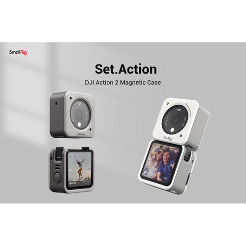 SmallRig DJI Action2 Magnetic Case( White)