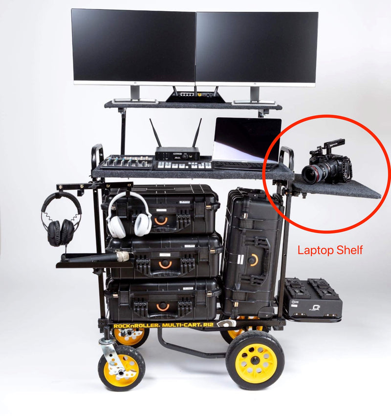 RockNRoller MultiCart RLSH1 Laptop Shelf - Filmgear Canada