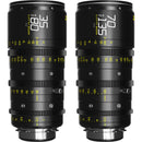 DZOFilm CATTA Ace FF Zoom 35-80 & 70-135mm T2.9 Lens Kit (PL/EF, Black)