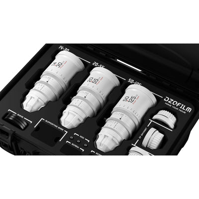 DZOFILM DZOFilm Pictor T2.8 Super35 Zoom 3-Lens Bundle 14-30/20-55/50-125 (PL & EF Mount) - Film Gear Canada