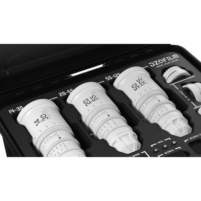 DZOFILM DZOFilm Pictor T2.8 Super35 Zoom 3-Lens Bundle 14-30/20-55/50-125 (PL & EF Mount) - Film Gear Canada