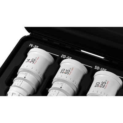 DZOFILM DZOFilm Pictor T2.8 Super35 Zoom 3-Lens Bundle 14-30/20-55/50-125 (PL & EF Mount) - Film Gear Canada