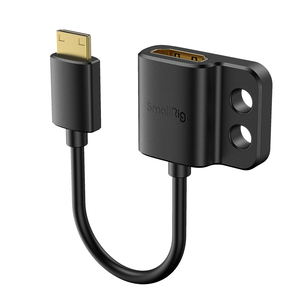 SmallRig Ultra Slim 4K Female HDMI to Male Micro-HDMI Adapter Cable (C to A) 3020
