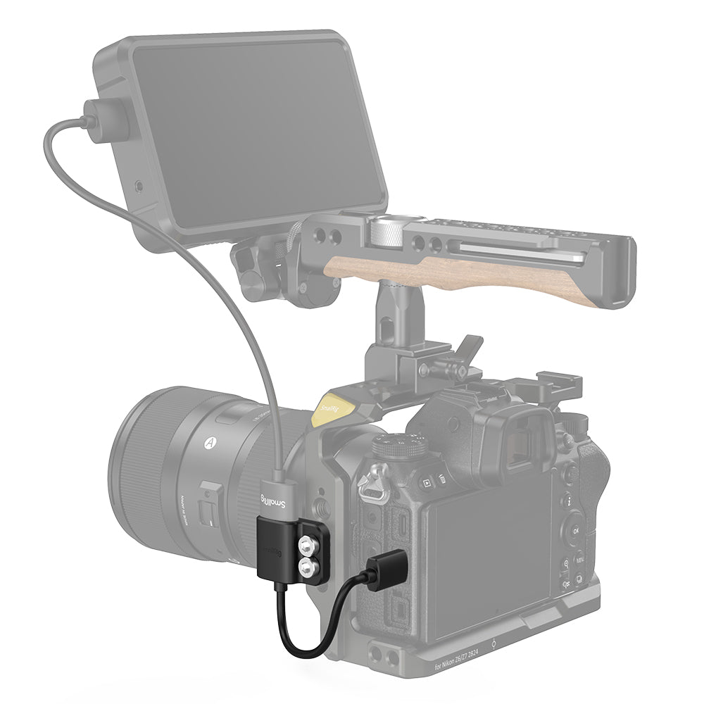 SmallRig Ultra Slim 4K Female HDMI to Male Micro-HDMI Adapter Cable (C to A) 3020