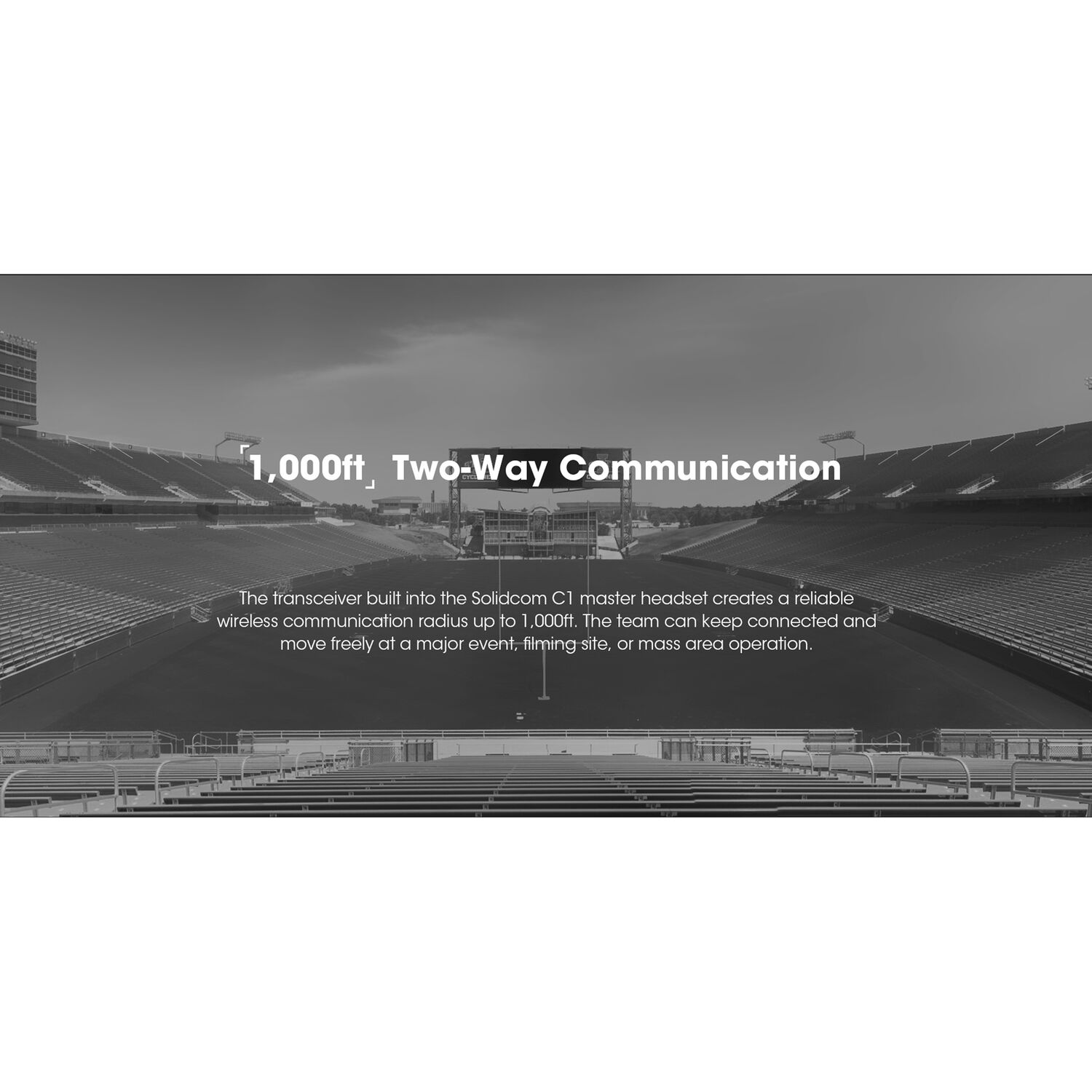 Hollyland Solidcom C1-3S Full-Duplex Wireless DECT Intercom System with 3 Headsets (1.9 GHz)