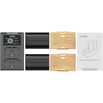 SmallRig LP-E6NH (Canon EOS) 2-Battery Kit with Dual Charger #3821