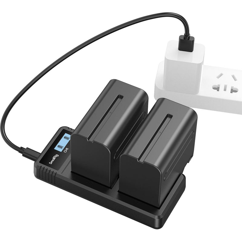 SmallRig NP-F970 Dual-Battery and Charger Kit