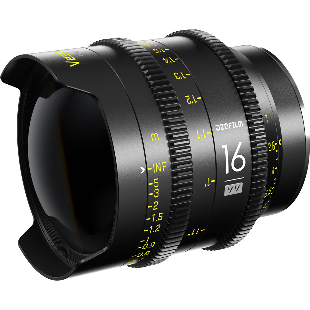 DZOFILM VESPID PRIME 16~125mm T2.1 8本 EF DZOFILM Vespid Full Frame Cine Prime 16mm T2.8 Lens (PL/EF