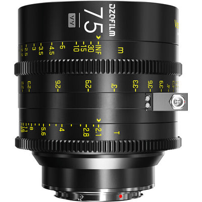 DZOFILM DZOFilm VESPID Cyber Full Frame 75mm T2.1 Prime Lens (PL & EF Mounts) - Film Gear Canada