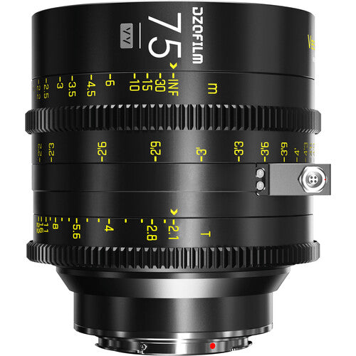 DZOFILM DZOFilm VESPID Cyber Full Frame 75mm T2.1 Prime Lens (PL & EF Mounts) - Film Gear Canada