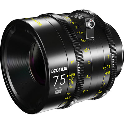 DZOFILM DZOFilm VESPID Cyber Full Frame 75mm T2.1 Prime Lens (PL & EF Mounts) - Film Gear Canada