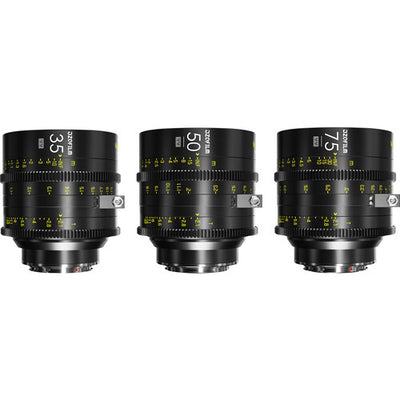 DZOFILM DZOFilm VESPID Cyber Full Frame 3-Lens Kit (35/50/75mm) - Film Gear Canada