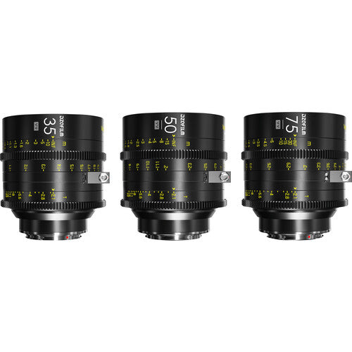 DZOFILM DZOFilm VESPID Cyber Full Frame 3-Lens Kit (35/50/75mm) - Film Gear Canada
