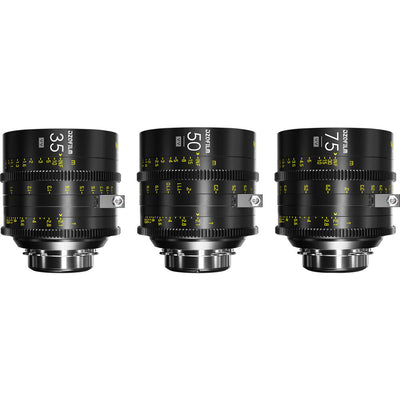 DZOFILM DZOFilm VESPID Cyber Full Frame 3-Lens Kit (35/50/75mm) - Film Gear Canada
