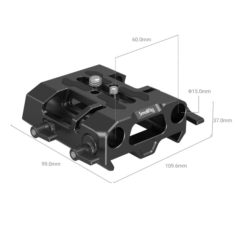 SmallRig 15mm Dovetail Baseplate 4002