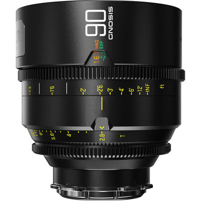 DZOFILM DZOFilm 90mm T2.8 Gnosis Macro Prime Lens (LPL with PL & EF Mounts, Feet) - Film Gear Canada