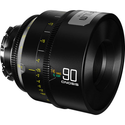 DZOFILM DZOFilm 90mm T2.8 Gnosis Macro Prime Lens (LPL with PL & EF Mounts, Feet) - Film Gear Canada