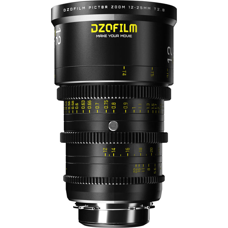 DZOFilm Pictor 12-25mm T2.8 Super35 Parfocal Zoom Lens (PL/EF, Black)