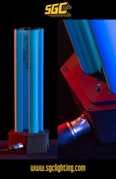 SGC External Quad-Bank 4 Battery Charging Station Set for Prism and Hybrid Tubes - Filmgear Canada