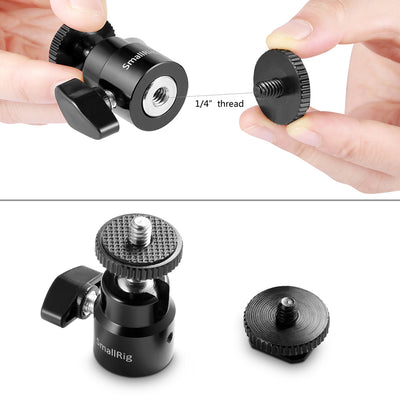 SmallRig 1/4" Camera Hot Shoe Mount with Additional 1/4" Screw (2pcs Pack) #2059 - Filmgear Canada