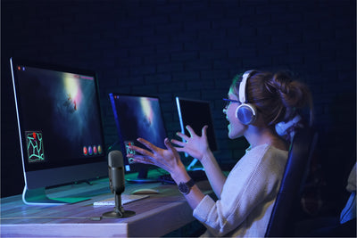 simorr Wave U1 USB Condenser Microphone 3491(Black) - Filmgear Canada