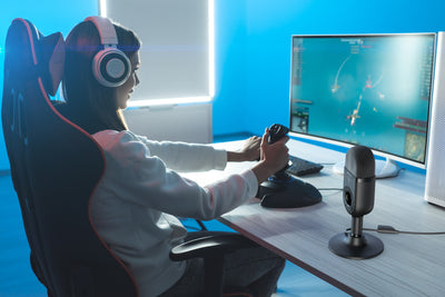 simorr Wave U1 USB Condenser Microphone (White) 3492 - Filmgear Canada