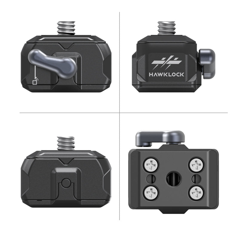 SmallRig Drop-in HawkLock Universal mini Quick Release Clamp and Plate 3513 - Filmgear Canada